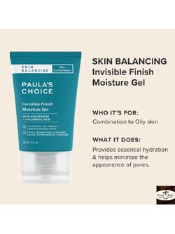 PAULA'S CHOICE :: Skin Balancing Invisible Finish Moisture Gel เจลบำรุงผิว กระตุ้นสร้างคอลลาเจน ลดรูขุมขน สำหรับผิวมัน