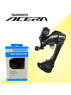 SHIMANO ตีนผี ACERA รุ่น RD-M3020SGS 8Speed รองรับเฟืองใหญ่สุดถึง 40 ฟัน