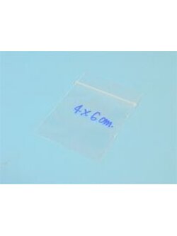 ถุงซิปล็อค PE ขนาด 4*6 cm (1.5*2.3 นิ้ว)