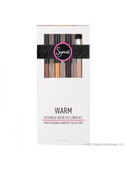SIGMA :: Extended Wear Eye Liner Kit - Warm อายไลเนอร์ชุด 3 ด้าม พร้อมแปรง E20 โทนอบอุ่น
