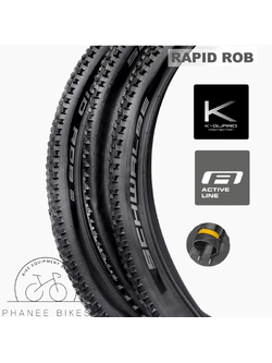 ยางนอกจักรยาน MTB SCHWALBE RAPID ROB ขอบลวด ขนาด 26X2.10