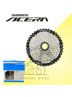 SHIMANO เฟืองหลัง สเตอร์ ACERA รุ่น CS-HG400 / 8-SPD ขนาด 11-40T