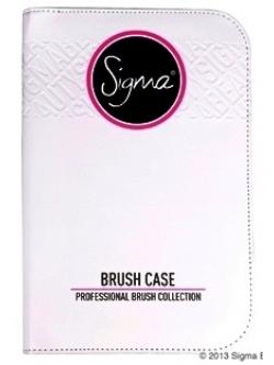 SIGMA :: Brush Case - White กระเป๋าหนังใส่แปรงสีขาว สุดหรู เงางาม ทันสมัย สามารถใส่แปรงทุกขนาดได้ถึง 29 ชิ้น