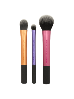 REAL TECHNIQUES :: Travel Essentials ชุดแปรงแต่งหน้า 3 ด้าม พกพาสะดวก ดูรายละเอียดด้านใน