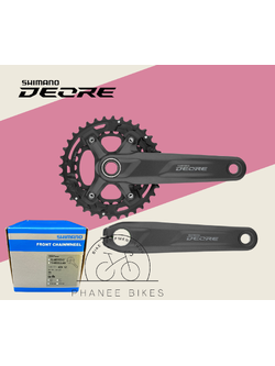 Shimano จานหน้า MTB Deore แบบจาน 2 ใบ 11 Speed รหัส FC-M5100-2
