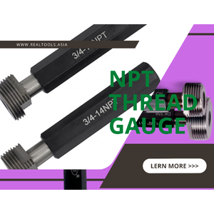 เกจวัดเกลียวท่อเรียวมาตรฐานอเมริกัน-National Pipe Taper Thread Gauge(NPT)