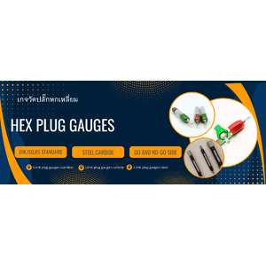 เกจวัดปลั๊กหกเหลี่ยม(Hex plug gauges)