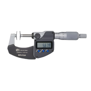 323 Series ไมโครดิจิตอลปากแบบจานแบน (Disc Micrometer-Carbide Tip),Mitutoyo