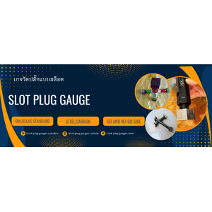 ปลั๊กเกจแบบสล็อต,เกจวัดร่อง(Slot Plug Gauge)