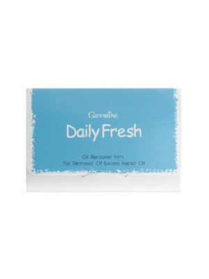 Giffarine แผ่นฟิล์มขจัดความมันสำหรับใบหน้า เดลี่ เฟรช