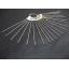 Ritek รุ่นBGW-7080C-01เกจวัดขนาดรูชิ้นงานผลิตจากทังสเตนคาร์ไบด์Ball Gauge wire type Ø7.0～Ø8.0mm.(9Pcs.)Material:TungsatenCarbide/Step0.1mm.