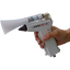 Shishido รหัส AGZⅢ-PA ปืนเป่าพ่นไอออนสำหรับล้างไฟฟ้าสถิต,Ion blow gun piezonizer w/adaptor,air pressure:0.05～0.6MPa,ion balance:±15Volt