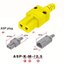 Anritsu รหัส ASP-K-M-5.4 ปลั๊กมาตรฐานชนิด ASP สำหรับโพรบวัดอุณหภูมิ,Yellow connector bushing diameter φ5.4,M shape