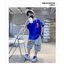ชุดเซ็ตเด็กชาย เสื้อยืดสีน้ำเงิน+กางเกงยีนส์