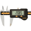 Asimeto รหัส 301-12-0 เครื่องวัดคาลิเปอร์ดิจิตอลแบบกันฝุ่นและน้ำ,IP67 Digital Calipers,Inch/Metric conversion,0～12" ± .0015" 0～300mm ± 0.03mm
