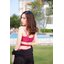 [Size S, M] ชุดว่ายน้ำทูพีช กางเกงบิกินี่ สีแดงเงา (Red Fruit)