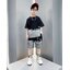ชุดเซ็ตเด็กชาย เสื้อยืด+กางเกงสีดำ
