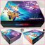 กล่องใส่การ์ด storage box Pokemon card game 1995-2021 Nintendo Creatures โปเกมอน มีรอยขีดข่วนเล็กน้อย รอบกล่อง