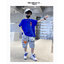 ชุดเซ็ตเด็กชาย เสื้อยืดสีน้ำเงิน+กางเกงยีนส์