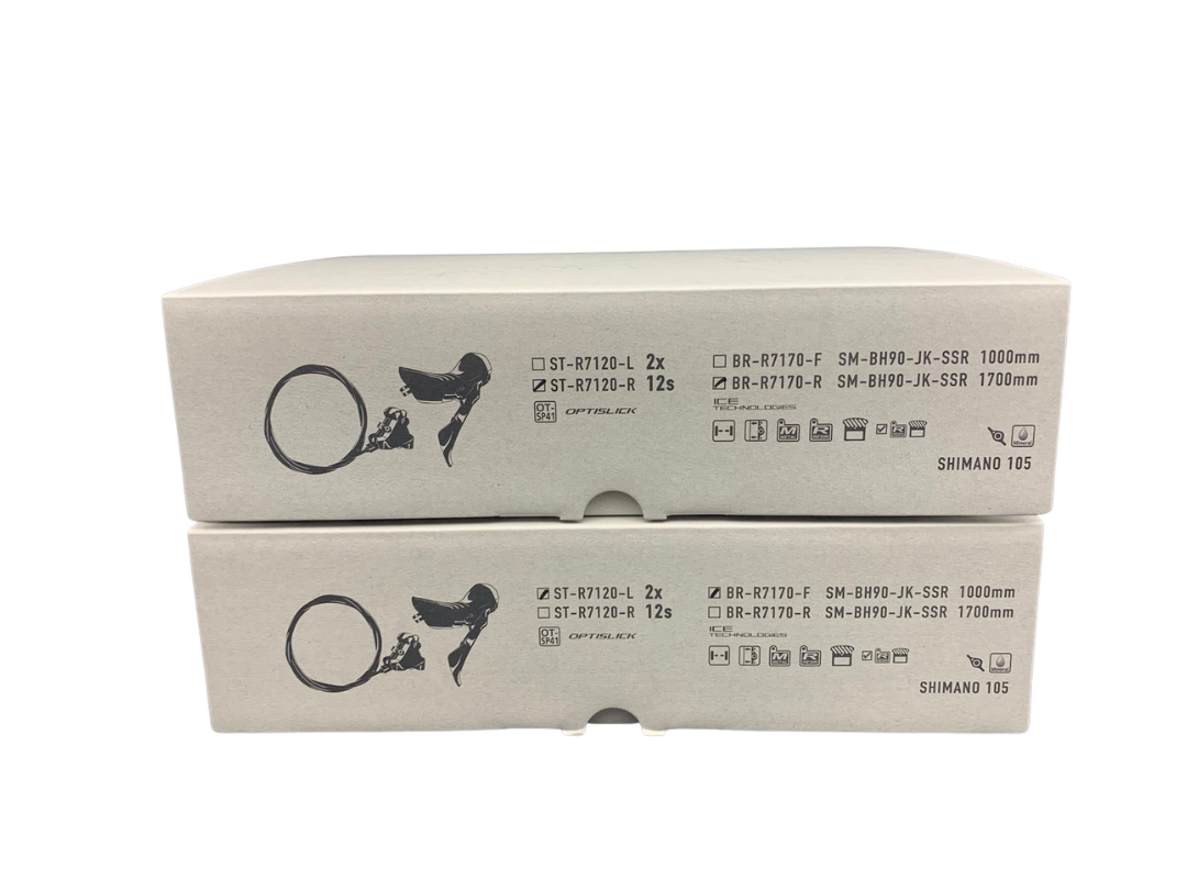 ชุดดิสน้ำมัน Shimano 105 / 12 Speed หน้า - หลัง รุ่น ST-R7120/BL-R7170 สำเนา