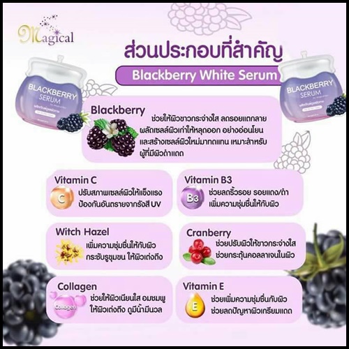 เซรั่มแบล็คเบอร์รี่ Blackberry Serum