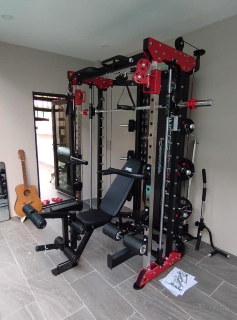 Set Promotion สมิทแมชชีน มอนสเตอร์ฟอส G11 (New Design) , Smith Machine Monster Force G11 + ม้านั่ง Iron 202 Commercial