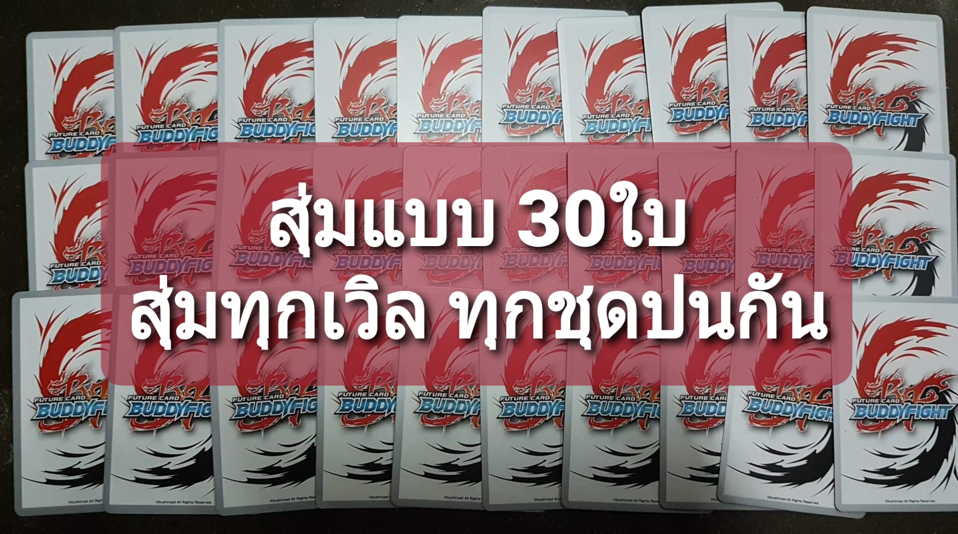 สุ่มกาชา การ์ด แวนการ์ด บัดดี้ไฟท์