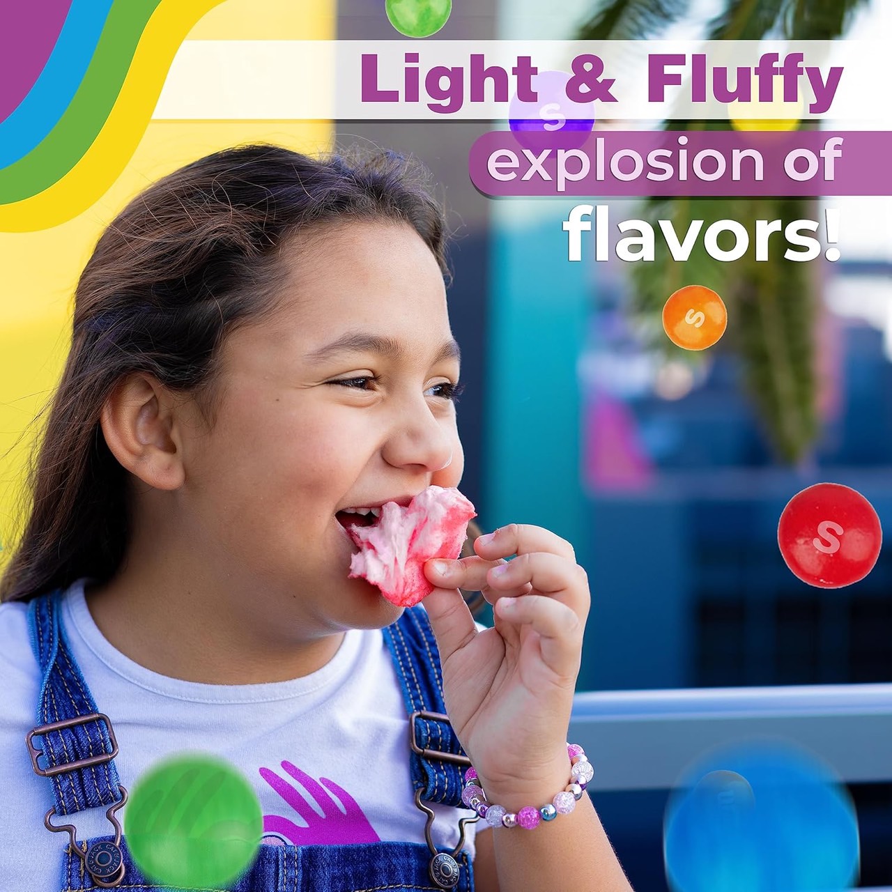 ต้องลองง ‼ ใหม่ขนมยอดฮิต🌈นำเข้าเองจาก🇺🇸 ของแท้ 💯 ขนมสายไหม Skittles and Starburst แพ็ควาไรตี้ ขนาด 3.1 ออนซ์ ราคา 270 บาท/ห่อ