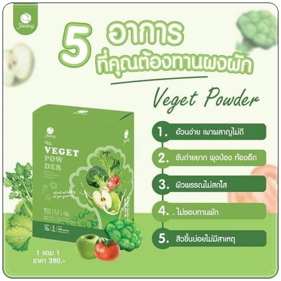 วีเก็ตพาวเดอร์ Veget Power Shining