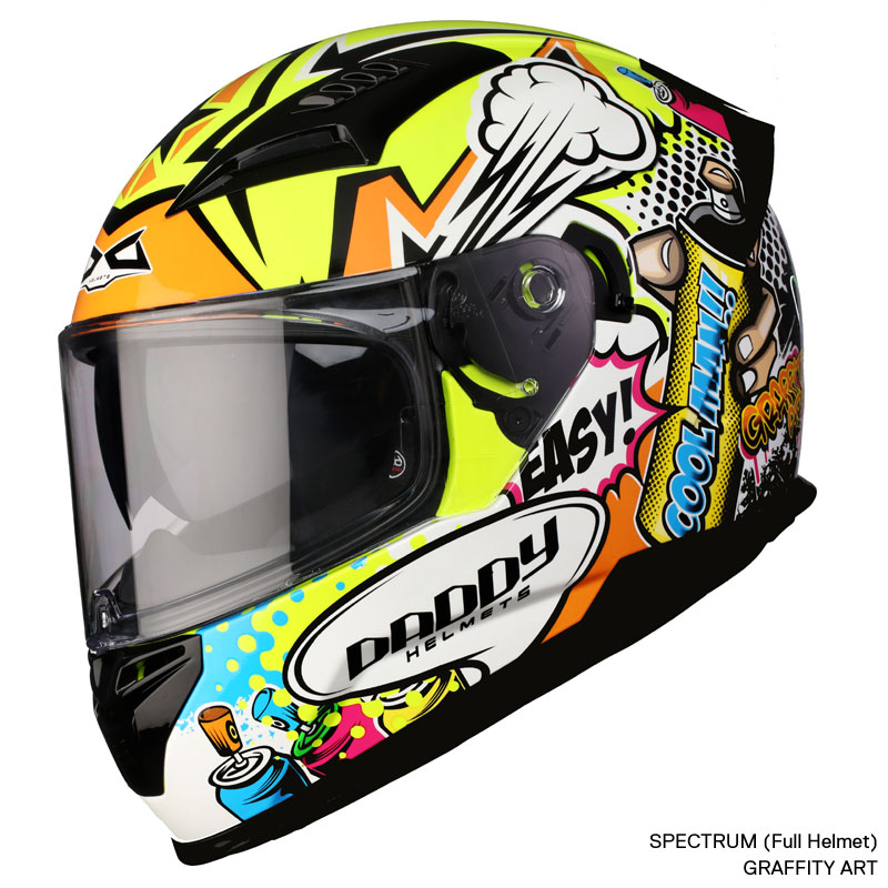หมวกกันน็อค DADDY HELMET รุ่น SPECTRUM GRAFFIRI ART