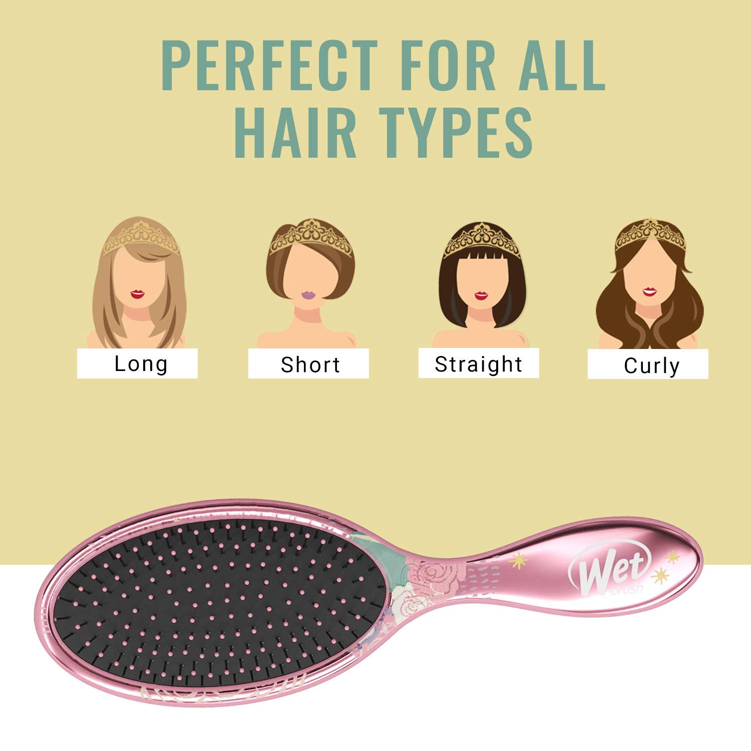 แปรงหวีผม Wet Brush Disney's Collection Belle Wholehearted Original Detangler Brush ราคา 690 บาท