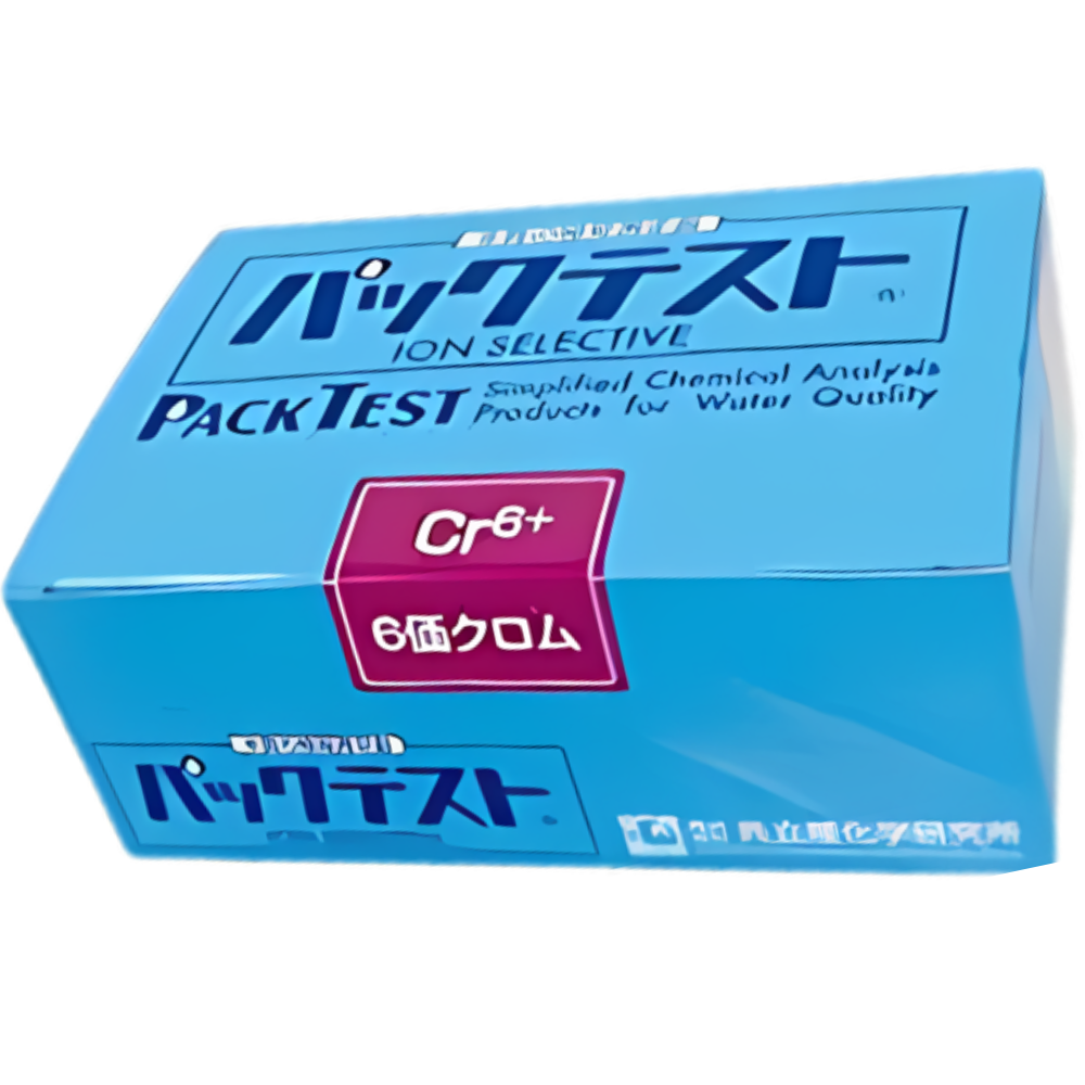 Kyoritsu รหัส WAK-Cr6+ ชุดทดสอบคุณภาพน้ำค่าโครเมี่ยม,Packtest for chromium hexavalent,meas.range:0.05～2mg/L,quantity(50pcs./box)