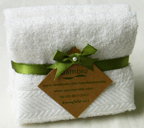 ผ้าขนหนูใยไผ่ผสมคอตตอน