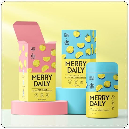 Merry Daily วิตามินเร่งขาวลดเครียด (ของแท้)