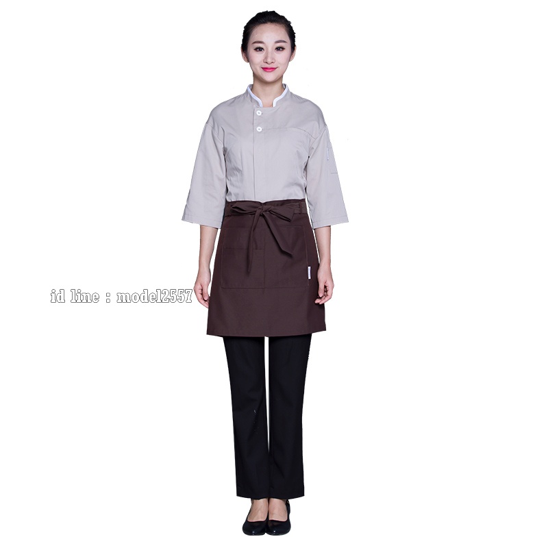 G6109011 ชุดซูชิกิโมโนสไตร์ญี่ปุ่นเสริฟ สำหรับห้องอาหารญี่ปุ่นเกาหลีจีน เสื้อเชฟ พ่อครัว บริกร สีภาพ S-2XL G6109011 ตัว