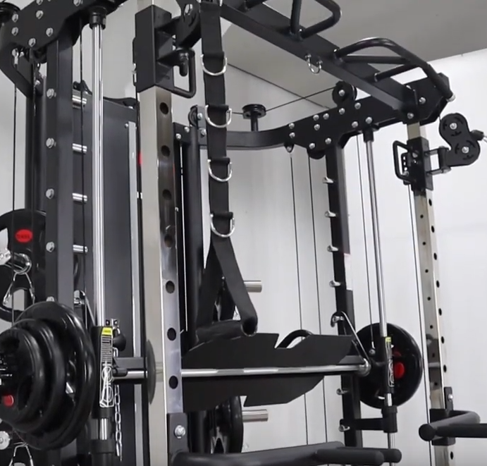 Smith Machine IMAGG 97 + ม้านั่ง819A + แผ่นน้ำหนัก50kg, สมิทแมชชีน