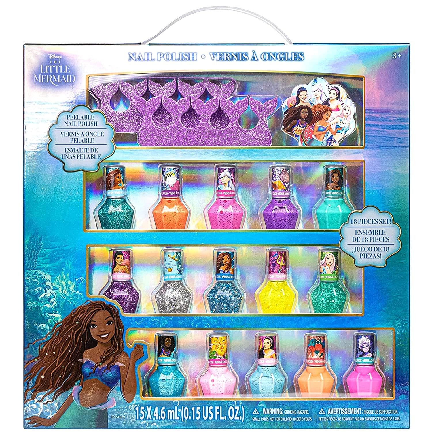 ชุดยาทาเล็บ Townley Girl Disney The Little Mermaid Ariel Kids, , Ages 3+ ราคา 950 บาท