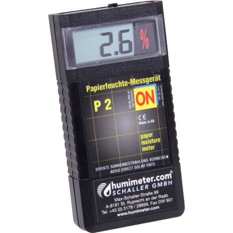 Schaller รุ่น P-2 เครื่องวัดความชื้นกระดาษ,Paper moisture meter Measuring range:humidity:3～10% water content,Resolution:0.1%