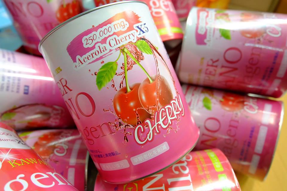 ซุปเปอร์นาโนคอลลาเจนเชอร์รี่ (Super nano collagen Acerola Cherry 250,000 mg X5)
