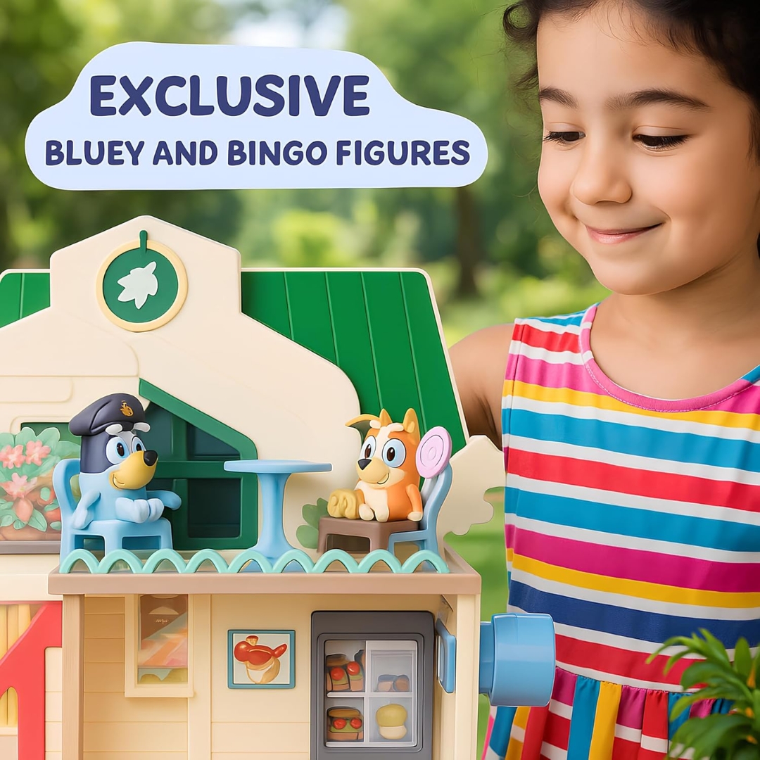 นำเข้า 🇺🇸 💙🧡 Bluey Supermarket Play Set พา Bluey และผองเพื่อนมาสนุกกับการซื้อของ ครบชุด และสินค้าจำลองน่ารักๆ ให้ลูกของคุณ
