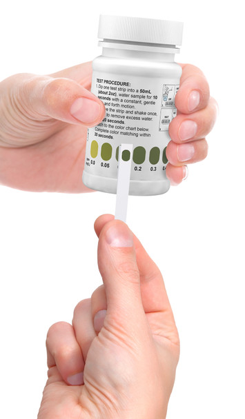 Sensafe รหัส 481234 แผ่นทดสอบค่าโอโซนแบบใช้ครั้งเดียว,Disposable ozone test strips,meas.range:0～0.5ppm(mg/L),(10pack/order)