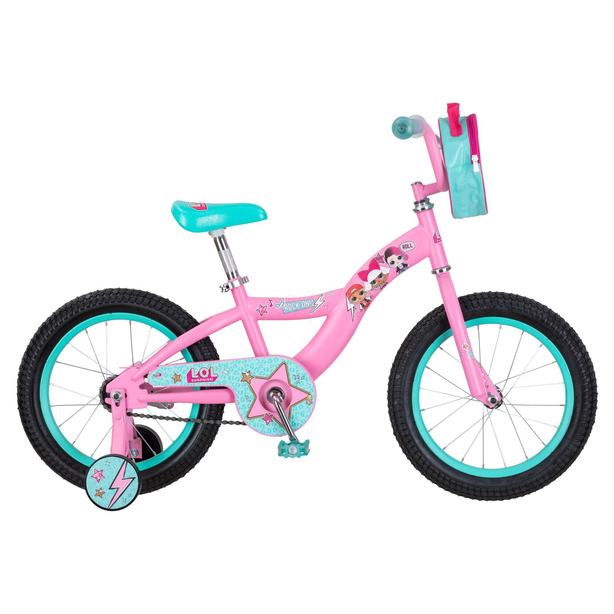 จักรยานเด็กล้อ 16 นิ้ว สำหรับเด็ก 5-7 ขวบ ลาย LOL Surprise kids bike, 16-inch wheel, Girls, Pink ลิขสิทธิ์แท้นำเข้า USA