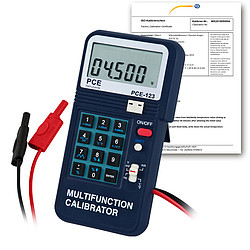 PCE รุ่น123-ICA incl. ISO Calibration Certificate Multifunction เครื่องมือวัดงานด้านสอบเทียบCalibrator