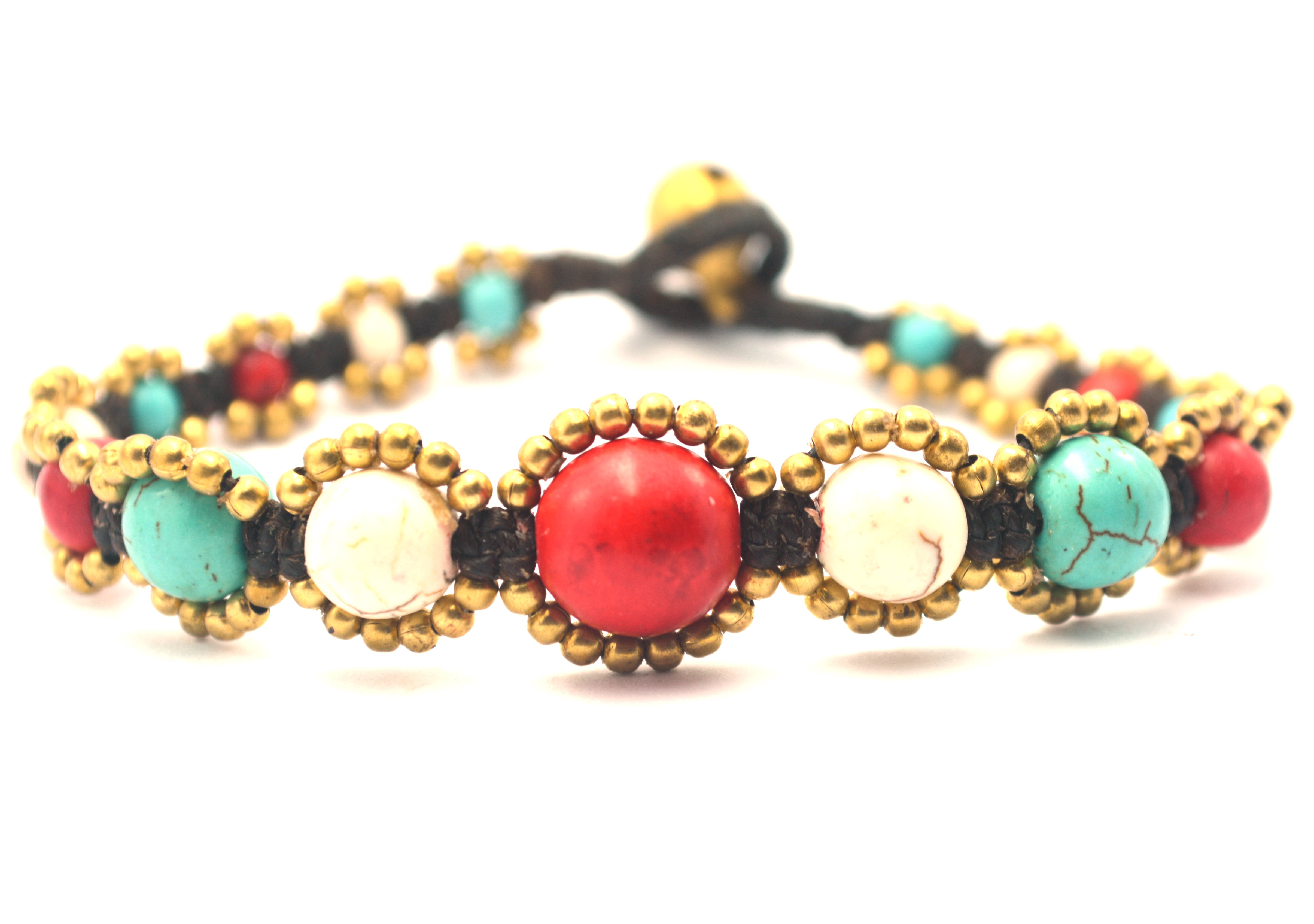 กำไลข้อมือหินค้อยส์ถัก