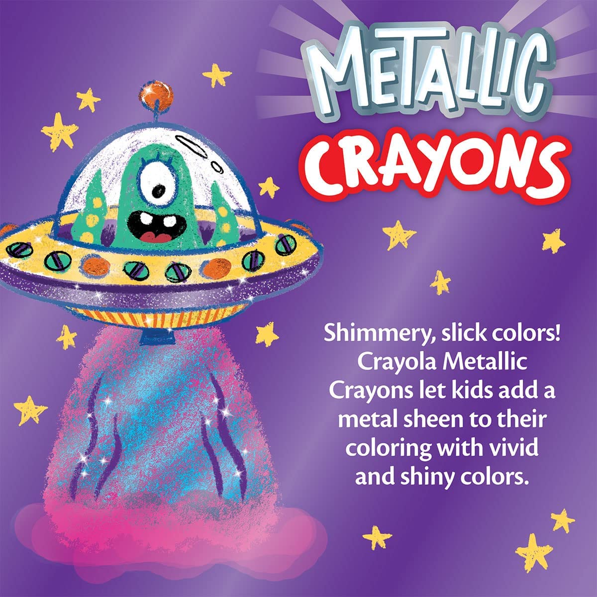 นำเข้า🇺🇸 Limited Edition คอลเลกชั่นดินสอสีเทียนสุดพิเศษ 120 แท่ง Crayola Specialty Crayons: Special Effects -120Ct