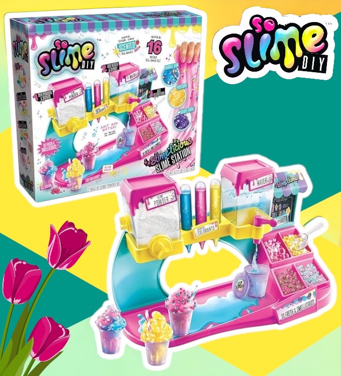 นำเข้า USA Canal Toys So Slime DIY Slime'Licious Slime Station สำหรับเด็กอายุ 6+ปี ราคา 1,690 บาท ค่าส่ง 80 บาทค่ะ