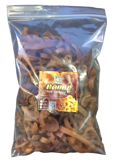 แคบหมูไร้มัน หนังหมูแห้ง อร่อยถูกปาก (สูตรไทยใหญ่) ยังไม่ได้ทอด ขนาด 500 กรัม (ครึ่งกิโลกรัม) อบในหม้อไร้น้ำมันได้ แคบหมูปรุงรส สูตรเด็ดไม่ซ้ำใคร สินค้าผลิตใหม่ตลอด แคบหมูไร้มันกึ่งสำเร็จรูป Pork rind, Pork crackling รับประกันความพอใจ แคบหมูเชียงใหม่ รสชา