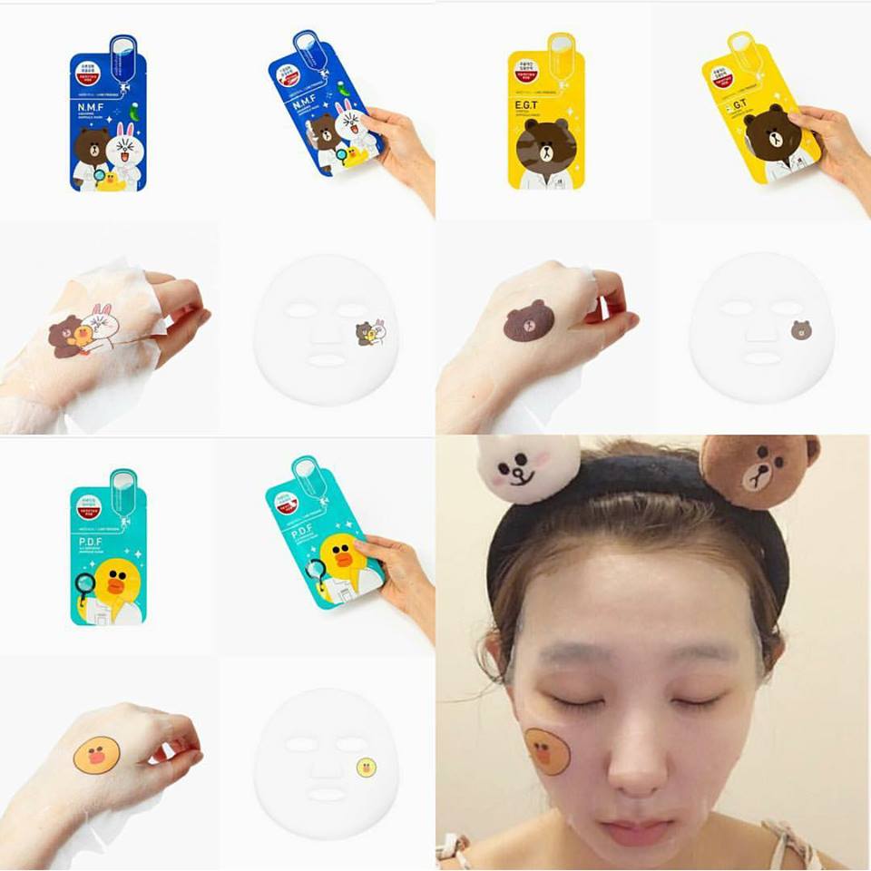 ไลน์ คอลเลคชั่น แคปซูลมาส์ค (Medi Heal Line Friend Mask)