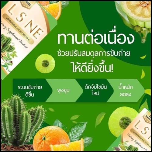 L S NE แอล เอส เน่ สมุนไพรดีท็อกซ์ By New Queen (แพ็คเกตใหม่)