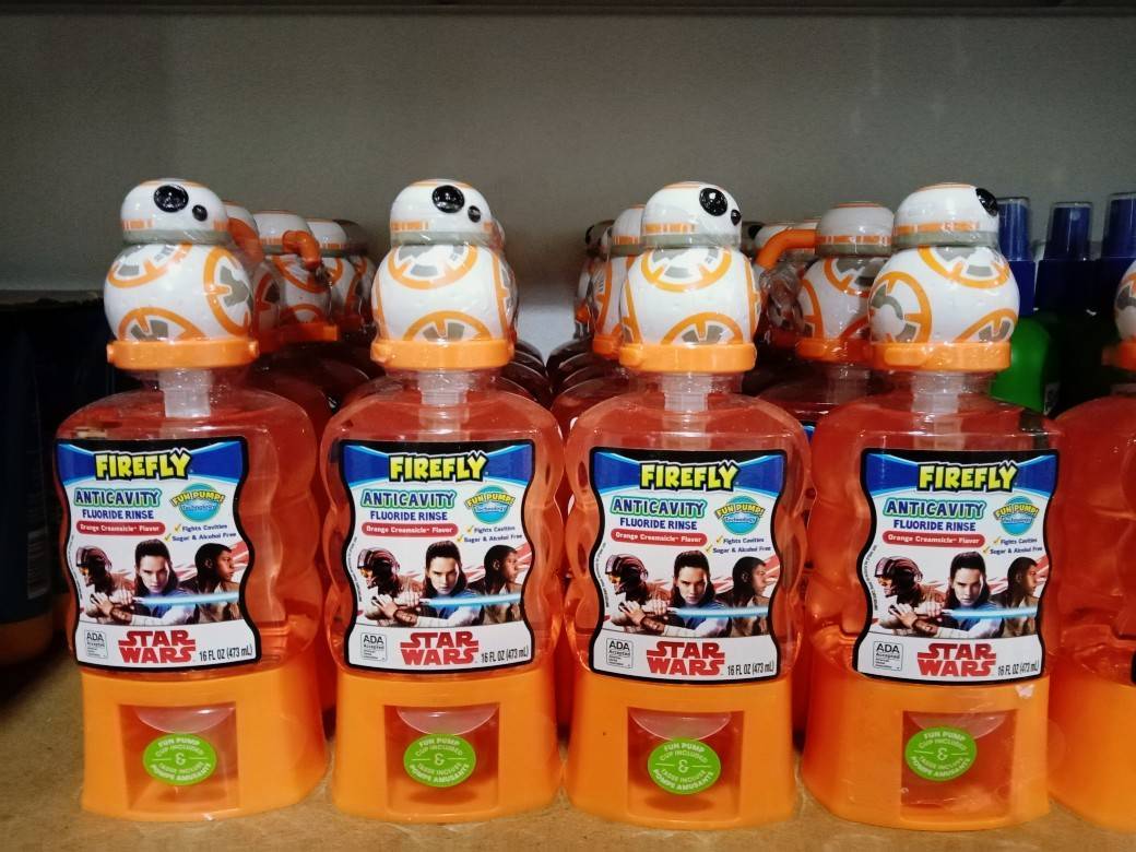 Firefly Bb-8 Anticavity Orange Creamsicle Flavor Fluoride Rinse With Fun Pumpkin And No Mess Cup ราคา : 590 บาท
